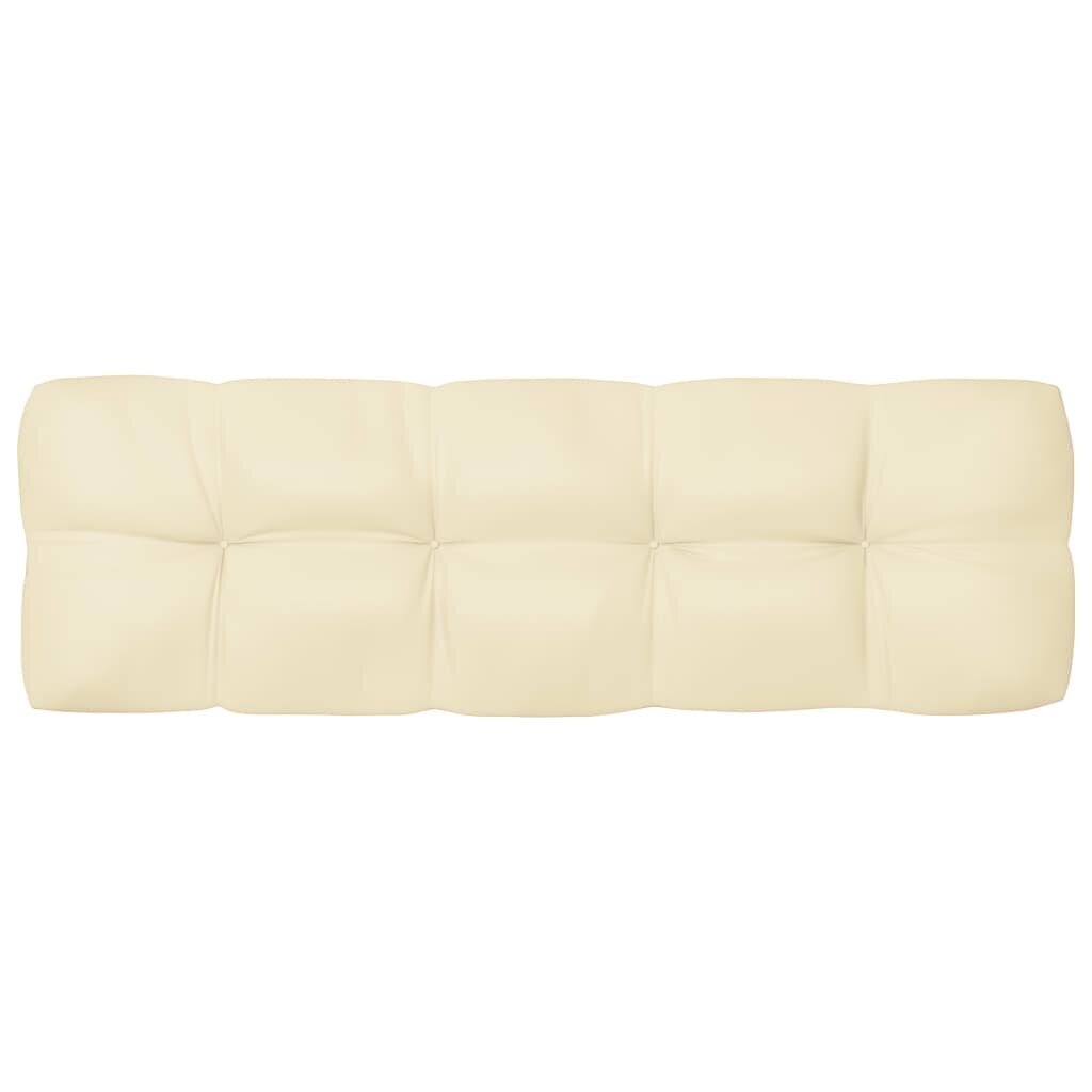 Pagalvėlės sofai iš palečių, 3vnt., kreminės spalvos kaina ir informacija | Pagalvės, užvalkalai, apsaugos | pigu.lt