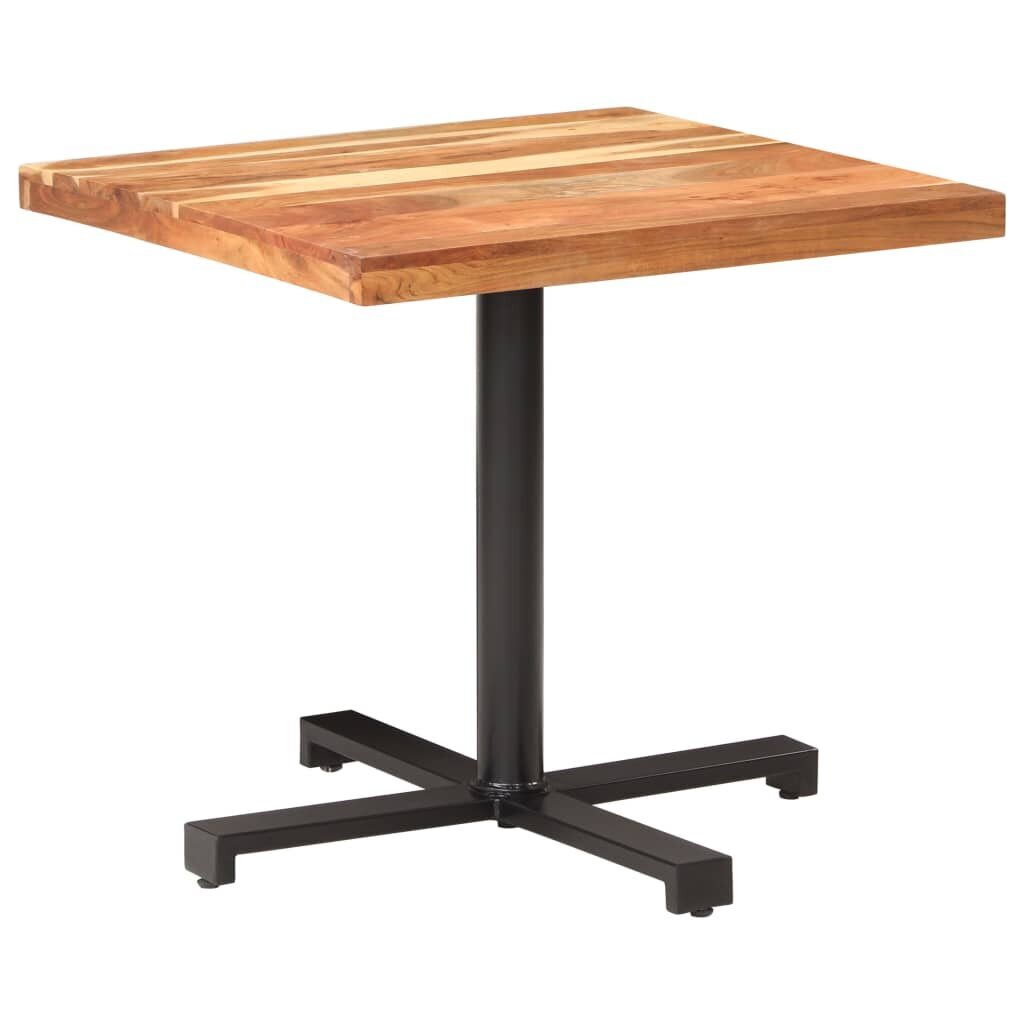 Bistro staliukas, 80x80x75cm, rudas kaina ir informacija | Virtuvės ir valgomojo stalai, staliukai | pigu.lt