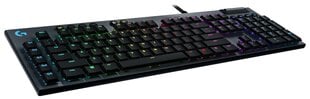 Проводная клавиатура Logitech G815 LIGHTSYNC (NO), черная цена и информация | Клавиатуры | pigu.lt