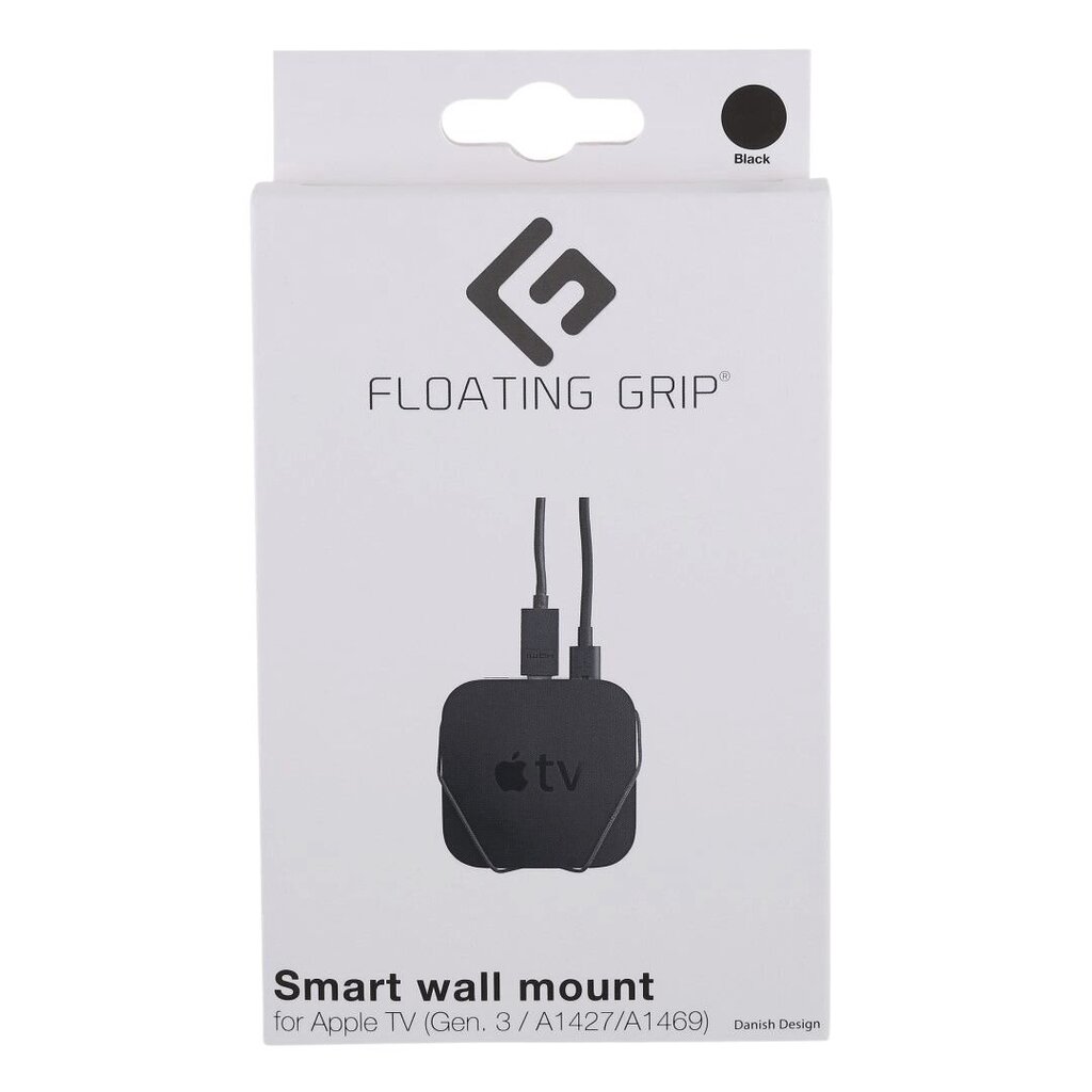 Floating Grip Apple TB Gen. 3 Wall Mount Black kaina ir informacija | Kabeliai ir laidai | pigu.lt