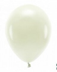 Eco balionai 10 vnt 30 cm, kreminiai kaina ir informacija | Balionai | pigu.lt