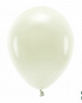 Eco balionai 10 vnt 30 cm, kreminiai kaina ir informacija | Balionai | pigu.lt