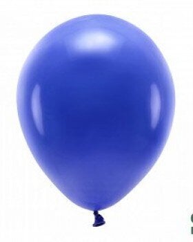 Eco balionai 10 vnt 30 cm, tamsiai mėlyni kaina ir informacija | Balionai | pigu.lt