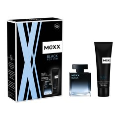 Комплект Mexx Black Man: edt 30 мл + гель для душа 50 мл цена и информация | Мужские духи | pigu.lt