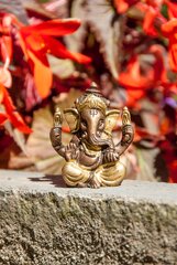 Медная статуэтка Ganesha, 5.7 см цена и информация | Детали интерьера | pigu.lt