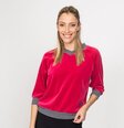 Aksominis džemperis moterims Marat SNP21017 * 01, raudonas