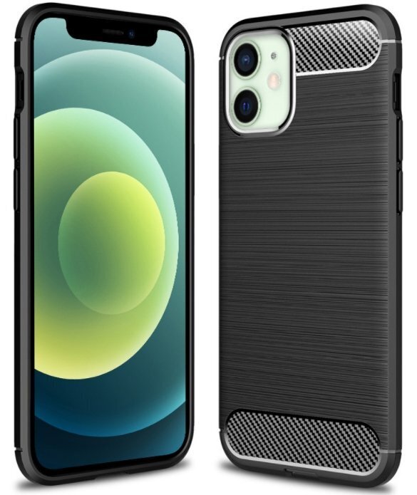 Mocco Trust Silicone Case for Apple iPhone 12 Mini Black цена и информация | Telefono dėklai | pigu.lt