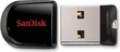 Atmintukas SanDisk Cruzer Fit 32GB, Nano dydis цена и информация | USB laikmenos | pigu.lt