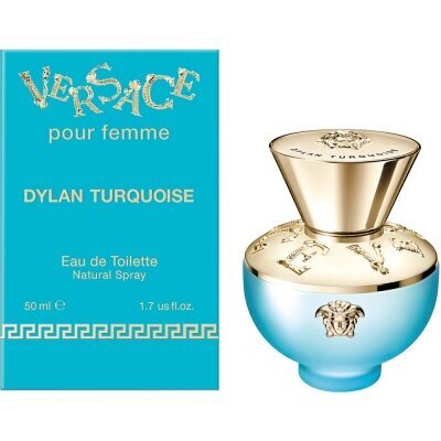 Tualetinis vanduo Versace Dylan Turquoise EDT moterims, 50 ml kaina ir informacija | Kvepalai moterims | pigu.lt