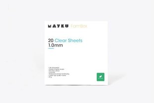 Mayku Clear Sheets 20 листов 1 мм цена и информация | Аппликации, декорации, наклейки | pigu.lt