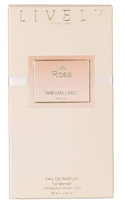 Kvapusis vanduo Ryane Tradition Lively Miss Rosa EDP moterims, 75 ml kaina ir informacija | Kvepalai moterims | pigu.lt