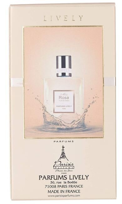 Kvapusis vanduo Ryane Tradition Lively Miss Rosa EDP moterims, 75 ml kaina ir informacija | Kvepalai moterims | pigu.lt