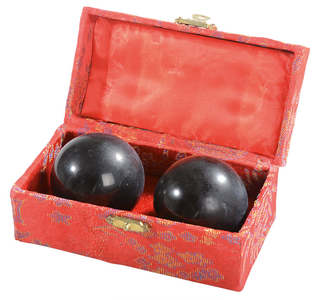 Akmeniniai kiniški kamuoliukai Kwon, juodi kaina ir informacija | Kovos menai | pigu.lt
