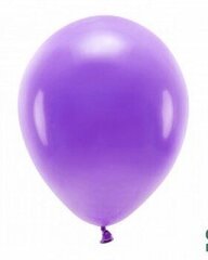 Eco balionai 30 cm 10 vnt, tamsiai violetinai kaina ir informacija | Balionai | pigu.lt