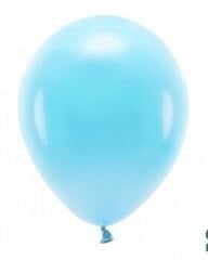 Eco balionai 30 cm 10 vnt, melsvi kaina ir informacija | Balionai | pigu.lt