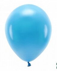 Eco balionai 30 cm 10 vnt, žalsvai mėlyni kaina ir informacija | Balionai | pigu.lt