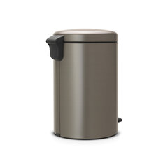 BRABANTIA atkritumu tvertne ar pedāli NewIcon  20 l  Platinum 114045 цена и информация | Мусорные баки | pigu.lt