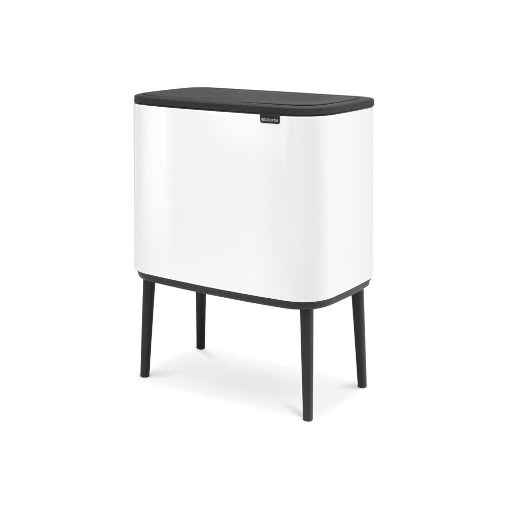 Brabantia šiukšliadėžė Bo Touch Bin, 36 l, balta цена и информация | Šiukšliadėžės | pigu.lt