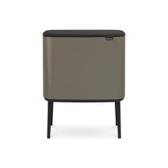 Brabantia šiukšliadėžė Bo Touch Bin, 36 l, ruda kaina ir informacija | Šiukšliadėžės | pigu.lt