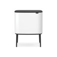 Brabantia šiukšliadėžė Bo Touch Bin, 3x11 l, balta