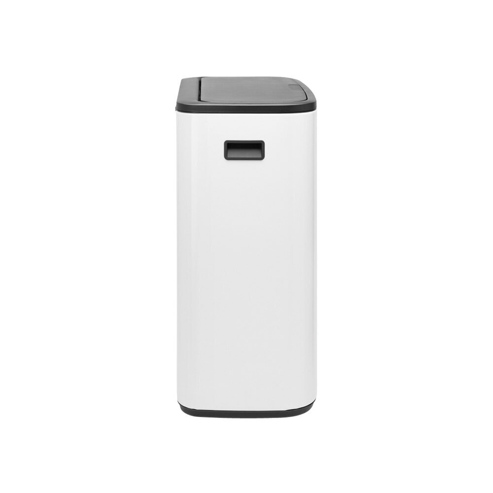 Brabantia šiukšliadėžė Bo Touch Bin, 2x30 l, balta kaina ir informacija | Šiukšliadėžės | pigu.lt