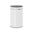 Brabantia šiukšliadėžė Touch Bin, 40 l, balta