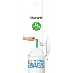 BRABANTIA atrkit. Tvert. maisiņi  23-30 l  (G) (20 gab) 246265 цена и информация | Мусорные пакеты | pigu.lt