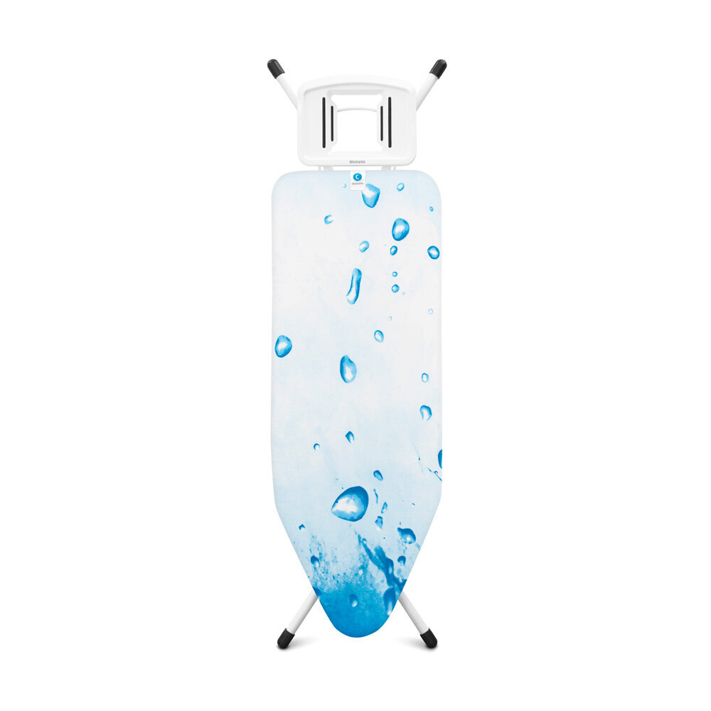 Brabantia lyginimo lenta C Ice Water, 124x45 cm, šviesiai mėlyna/balta kaina ir informacija | Lyginimo lentos | pigu.lt