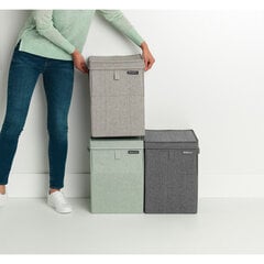 Brabantia skalbinių dėžė, 35 l, pilka kaina ir informacija | Daiktadėžės | pigu.lt