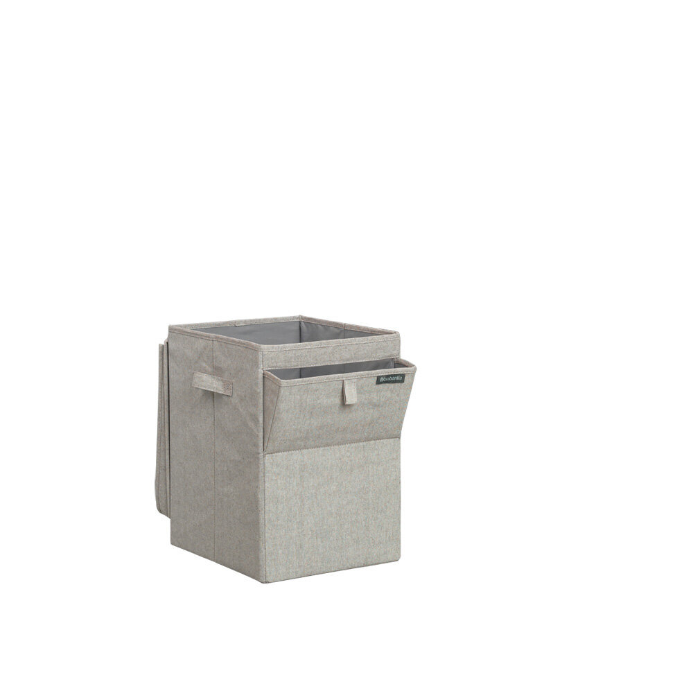 Brabantia skalbinių dėžė, 35 l, pilka kaina ir informacija | Daiktadėžės | pigu.lt