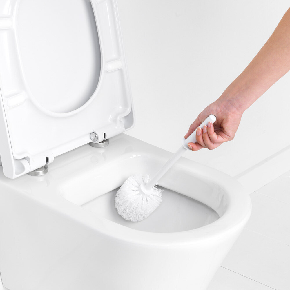 Brabantia tualeto šepetys ReNew, baltas цена и информация | Vonios kambario aksesuarai | pigu.lt