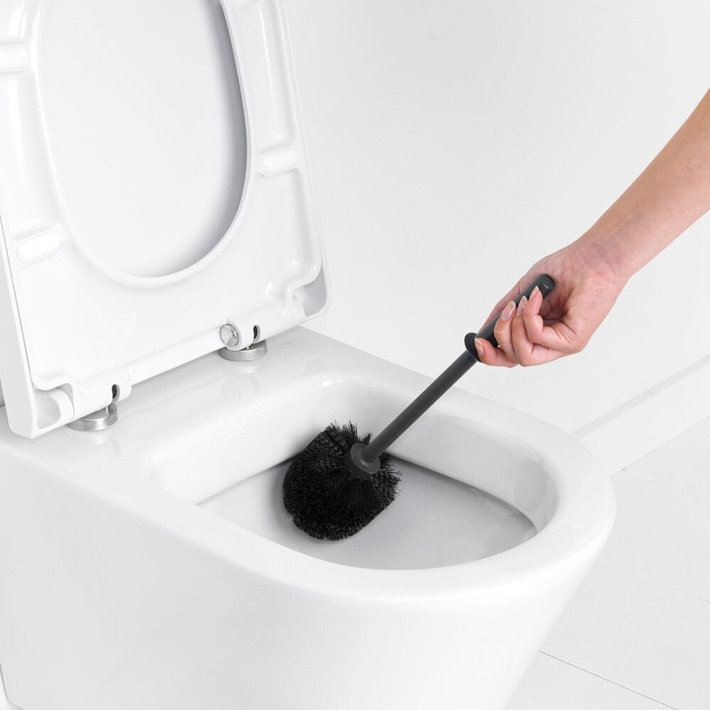 Brabantia tualeto šepetys ReNew, juodas цена и информация | Vonios kambario aksesuarai | pigu.lt
