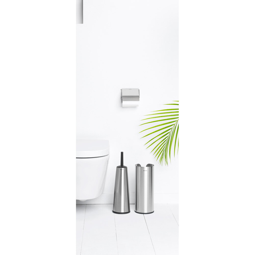 Brabantia tualeto reikmenų rinkinys Brabantia ReNew, matinis, pilkas kaina ir informacija | Vonios kambario aksesuarai | pigu.lt