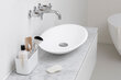 Brabantia vonios aksesuarų stovas ReNew, baltas kaina ir informacija | Vonios kambario aksesuarai | pigu.lt