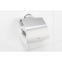 Brabantia tualetinio popieriaus laikiklis, matinis, pilkas kaina ir informacija | Vonios kambario aksesuarai | pigu.lt