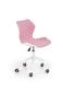 Vaikiška kėdė Halmar Matrix 3, rožinė/balta цена и информация | Biuro kėdės | pigu.lt