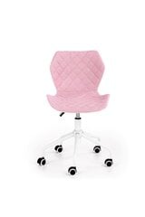 Детский стул Halmar Matrix 3, розовый/белый цена и информация | Офисные кресла | pigu.lt