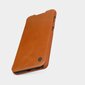 Nillkin Qin original leather dėklas skirtas Samsung Galaxy S21 5G, brown kaina ir informacija | Telefono dėklai | pigu.lt