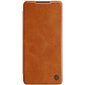 Nillkin Qin original leather dėklas skirtas Samsung Galaxy S21 5G, brown kaina ir informacija | Telefono dėklai | pigu.lt