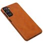 Nillkin Qin original leather dėklas skirtas Samsung Galaxy S21 5G, brown kaina ir informacija | Telefono dėklai | pigu.lt