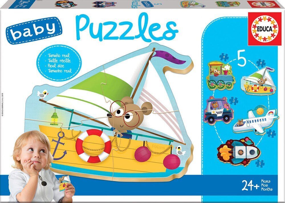 Dėlionės Baby animals, 5 vnt. kaina ir informacija | Dėlionės (puzzle) | pigu.lt