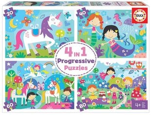 Dėlionės fantazijų pasaulis, 3-6 metų kaina ir informacija | Dėlionės (puzzle) | pigu.lt