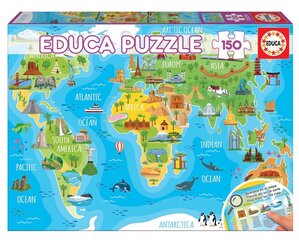 Dėlionė Pasaulio paminklai, 150 detalių kaina ir informacija | Dėlionės (puzzle) | pigu.lt