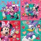 Dėlionės Minnie, 4 vnt. kaina ir informacija | Dėlionės (puzzle) | pigu.lt