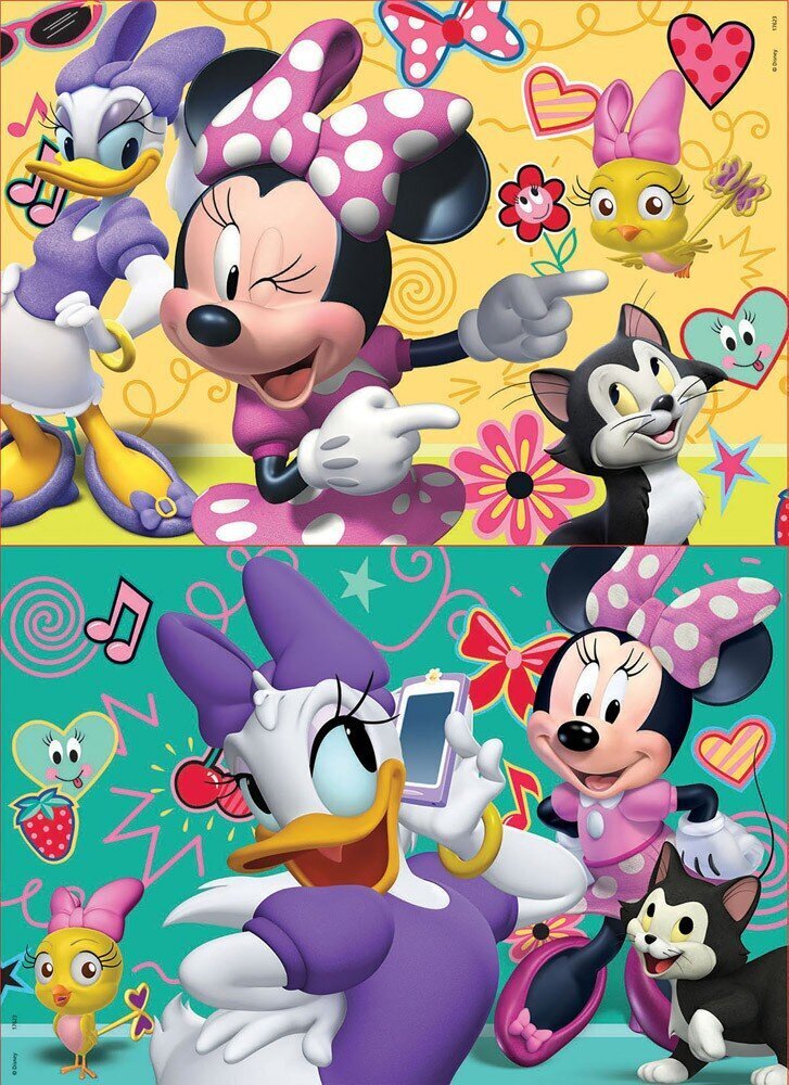 Dėlionė Mickey, 2 vnt. X 16 detalių цена и информация | Dėlionės (puzzle) | pigu.lt