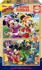 Dėlionės Mickey, 2 vnt. x 16 detalių kaina ir informacija | Dėlionės (puzzle) | pigu.lt