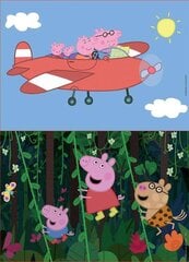 Dėlionės Peppa, 2 vnt. x 16 detalių kaina ir informacija | Dėlionės (puzzle) | pigu.lt