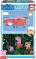 Dėlionės Peppa, 2 vnt. x 16 detalių kaina ir informacija | Dėlionės (puzzle) | pigu.lt