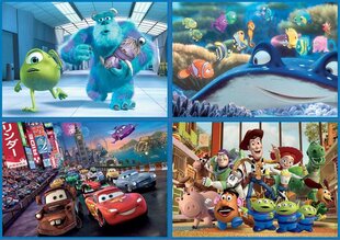 Dėlionės Pixar, 4 vnt. kaina ir informacija | Dėlionės (puzzle) | pigu.lt