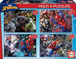 Dėlionių rinkinys Spider, 4 vnt. kaina ir informacija | Dėlionės (puzzle) | pigu.lt